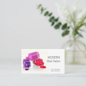 Nail Technicien Clou Carte de visite polonais (Debout devant)