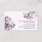 Nail Technicus Beauty Salon Visitekaartje (Achterkant)