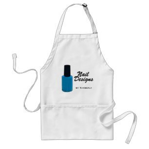 Nail Technicus Blue Poolse Business Apron Standaard Schort