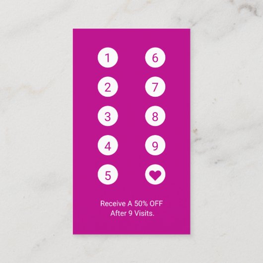 Nail Technicus Nail Salon Manicurist Loyalty (Achterkant)