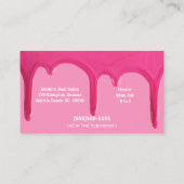 Nail-technicus Pools Visitekaartje voor de druppel (Achterkant)