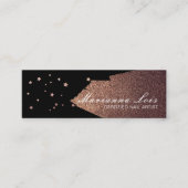 Nail Technicus Salon Gold Poolse Stars Bronze Mini Visitekaartje (Voorkant)