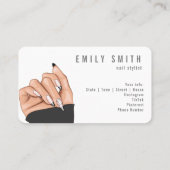 Nail-technicus Visitekaartje (Achterkant)