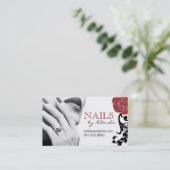 Nail-technicus Visitekaartjes Afsprakenkaartje (Staand voorkant)