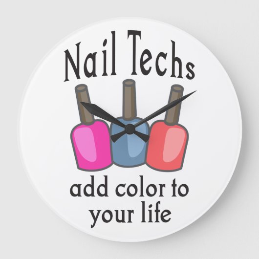 Nail Techs Grote Klok (Voorkant)