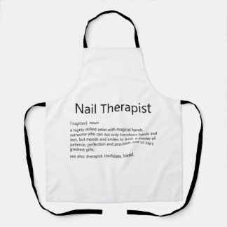 Nail Therapist Definition Nail Tech Nail Schort
