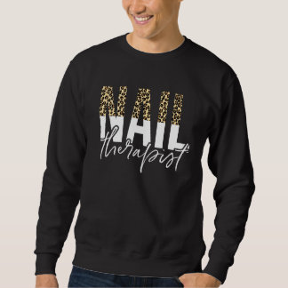 Nail Therapist Leopard Artist Nail Tech 1 Trui