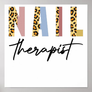 Nail Therapist Nail Salon Nail Tech Nail Poster