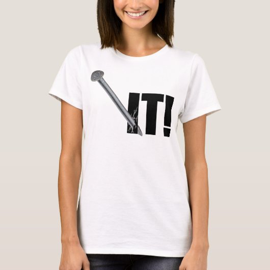 NAILD HET! Zwart T-shirt (Voorkant)