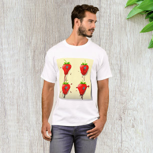 Nailed aardbeien Mannen T-Shirt