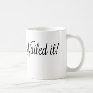 #nailed het! mok koffie