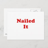 Nailed it briefkaart (Voorkant / Achterkant)