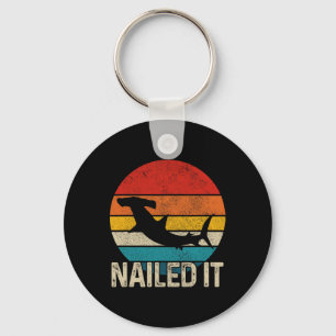 Nailed it Hammerhead Shark Funny Vissen G Sleutelhanger