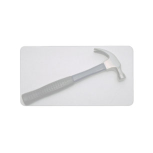 Nailing hammer etiket