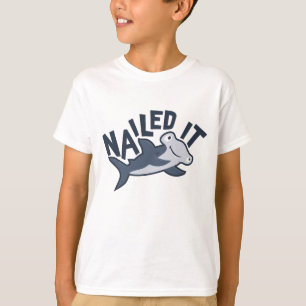 Nailing It Shark Marine Life Shark Lover T-shirt