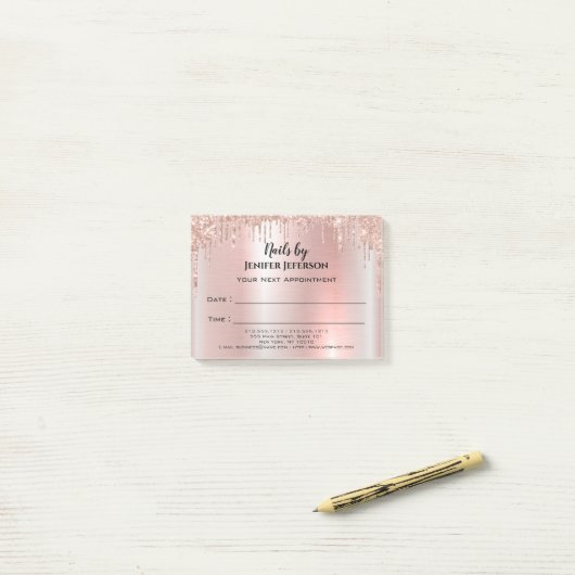 Nails Appointment Post-it® notes (Op bureau)