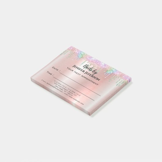 Nails Appointment Post-it® notes (Schuin)