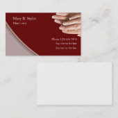 Nails Beauty Visitekaartjes (Voorkant / Achterkant)