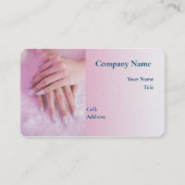 NAILS DE Carte de visite Modèle de base (Devant)