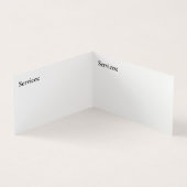 NAILS DE Carte de visite Modèle de base (Intérieur)