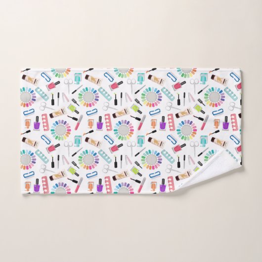 Nails Manicure Pedicure Beauty Salon (Serviette à main)