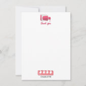 Nails Manicure Pedicure Beauty Salon Bedankkaart (Voorkant)