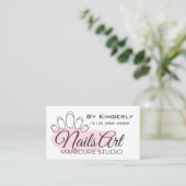 Nails Manicure Visitekaartje (Staand voorkant)