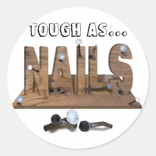 NAILS RONDE STICKER (Voorkant)