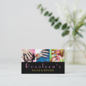 Nails, Salon, Spa, Carte de visite de beauté (Debout devant)