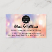 Nails Studio Artist Acryl Drip Glitter Holograaf Visitekaartje (Achterkant)