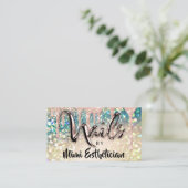 Nails Studio Artist Acryl Drip Glitter Holograaf Visitekaartje (Staand voorkant)