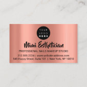 Nails Studio Artist Nails Script Logo VIP Visitekaartje (Achterkant)