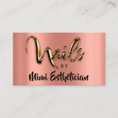 Nails Studio Artist Nails Script Logo VIP Visitekaartje (Voorkant)