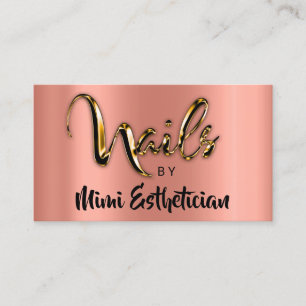 Nails Studio Artist Nails Script Logo VIP Visitekaartje