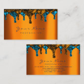 Nails Wax Epilation Depilation Blue Copper Honey Visitekaartje (Voorkant / Achterkant)