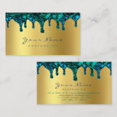 Nails Wax Epilation Depilation Gold Blue Blauwgroe Visitekaartje (Voorkant / Achterkant)