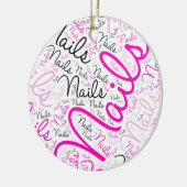 Nails word art keramisch ornament (Links)