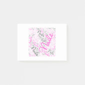 Nails word art post-it® notes (Voorkant)
