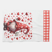 Nains de la Saint-Valentin Torchons de Cuisine (Horizontal)