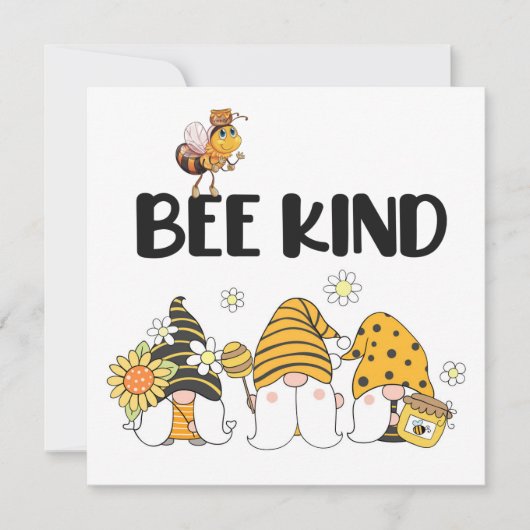 Nains mignons et carte d'abeille (Devant)