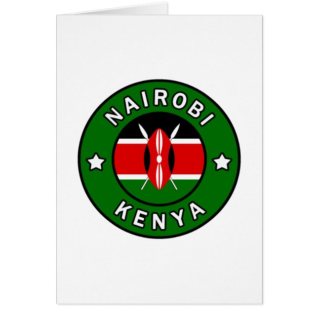 Nairobi Kenia (Voorkant)