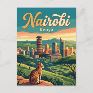 Nairobi Kenia Briefkaart