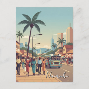 Nairobi Kenia Briefkaart