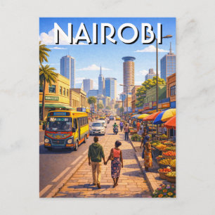Nairobi Kenia Briefkaart