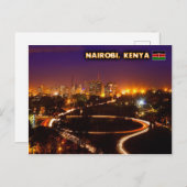 Nairobi Kenya Briefkaart (Voorkant / Achterkant)
