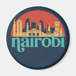 Nairobi Kenya City Skyline Cityscape Magneet