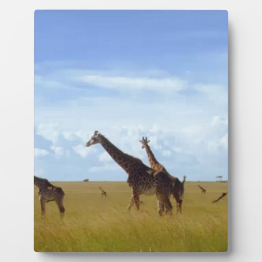Nairobi National Park Giraffe Design Fotoplaat (Voorkant)