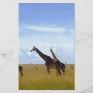 Nairobi National Park Giraffes Briefpapier