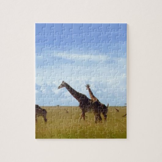 Nairobi National Park Giraffes Legpuzzel (Verticaal)