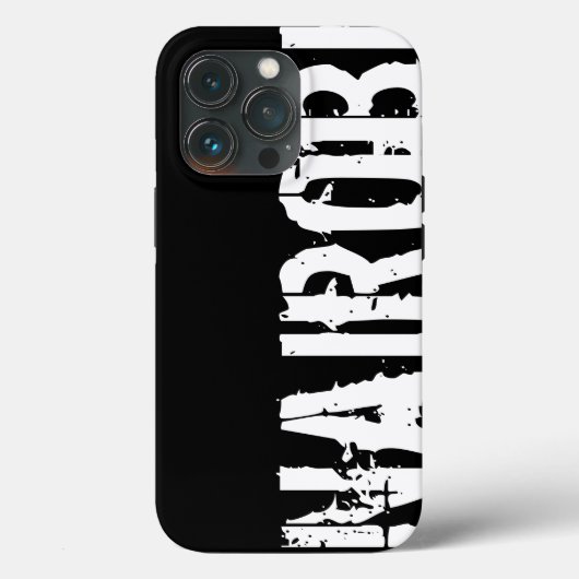 Nairobi - Style Urbain, coque iphone Noir Et Blanc (Verso)